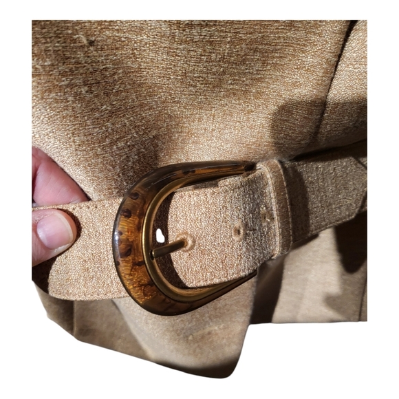 Jones NY wheat gold belted blazer - Picture 5 of 6